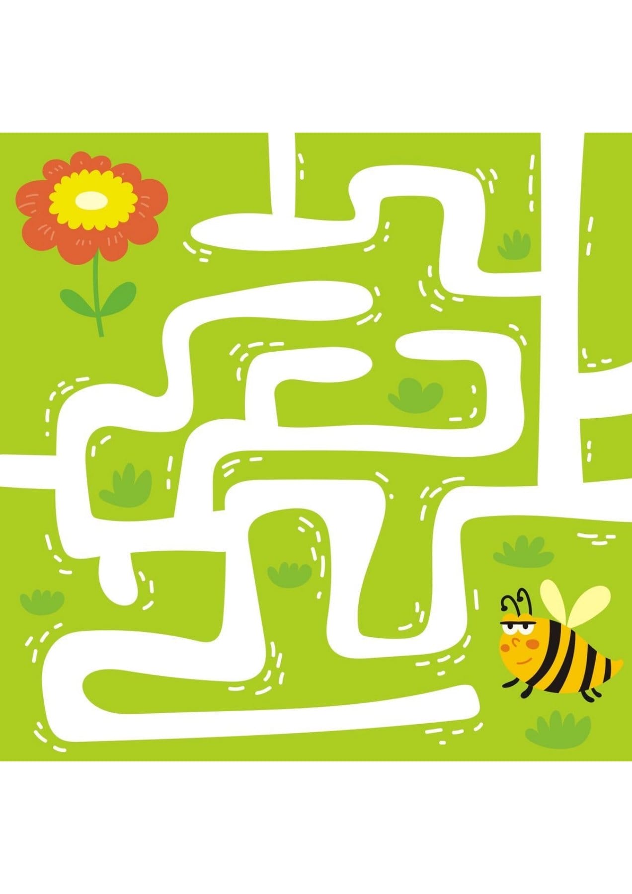 کاربرگ ماز پیش دبستان