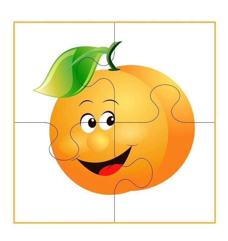 کاربرگ پازل میوه ها علوم پیش دبستان