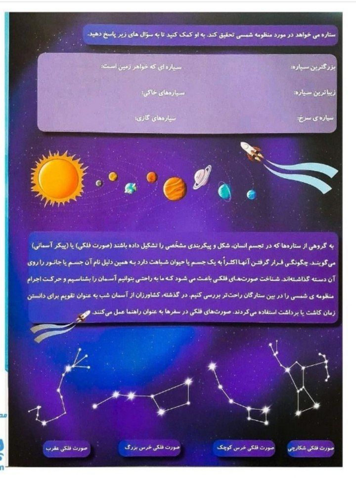 پیک نوروزی خواندنی چهارم ابتدایی(۲)