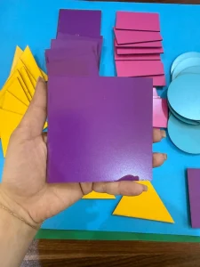 خرید پک اشکال هندسی مگنتی چوبی