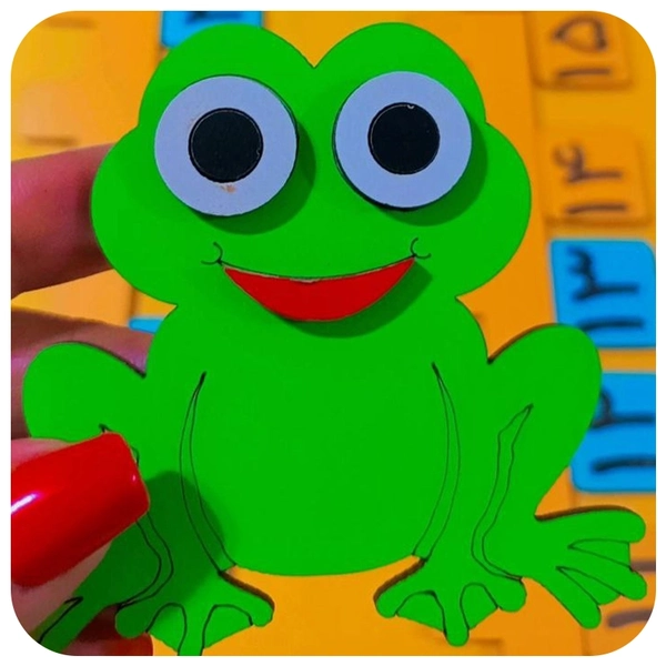 قورباغه محور اعداد چوبی مگنتی محور اعداد مگنتی سمیه رحمت