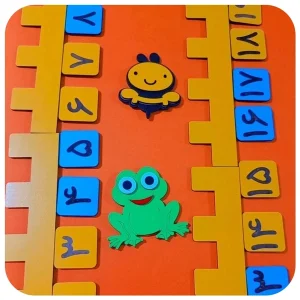 محور اعداد چوبی مگنتی