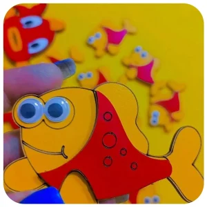 پک ماهی مگنتی آموزشی سمیه رحمت