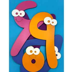 اعداد فانتزی آهنربایی چوبی