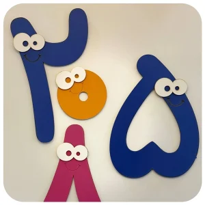 اعداد مگنتی فانتزی چشم دار برای آموزش