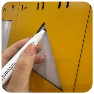 خط کش شابلون دار مگنتی