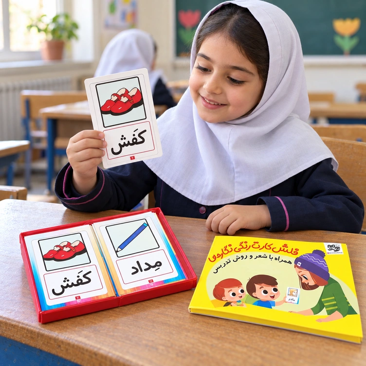 فلش کارت نگاره های کلاس اول رحمت اول