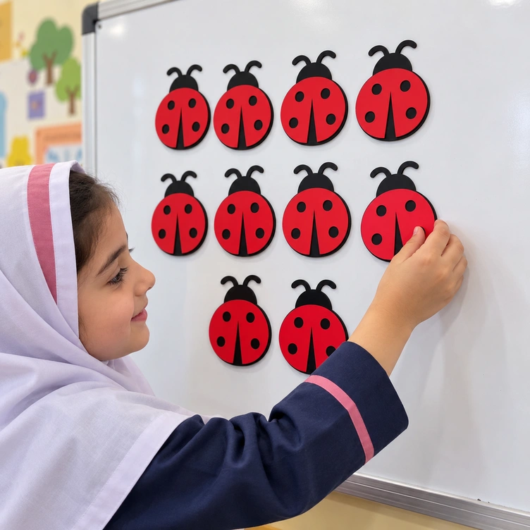 پک اشکال شمارشی کفشدوزک مگنتی