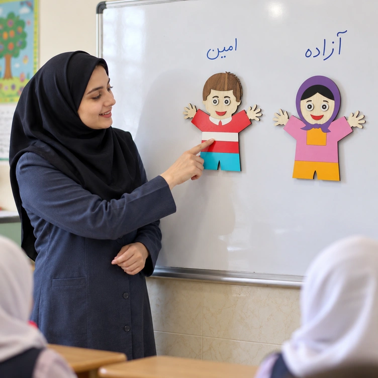 امین و آزاده چوبی مگنتی