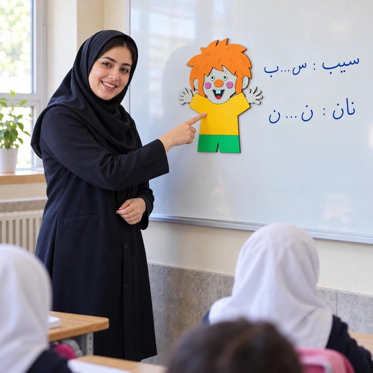عروسک وروجک مگنتی چوبی شخصیت داستان اول و آخر