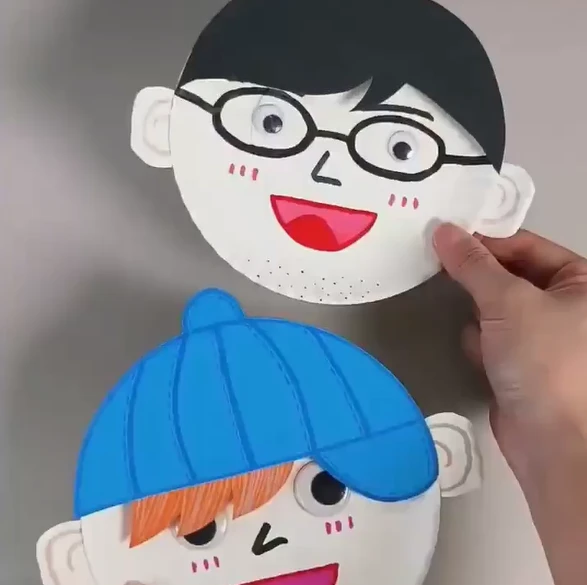 کاردستی آدمک با بشقاب یکبار مصرف