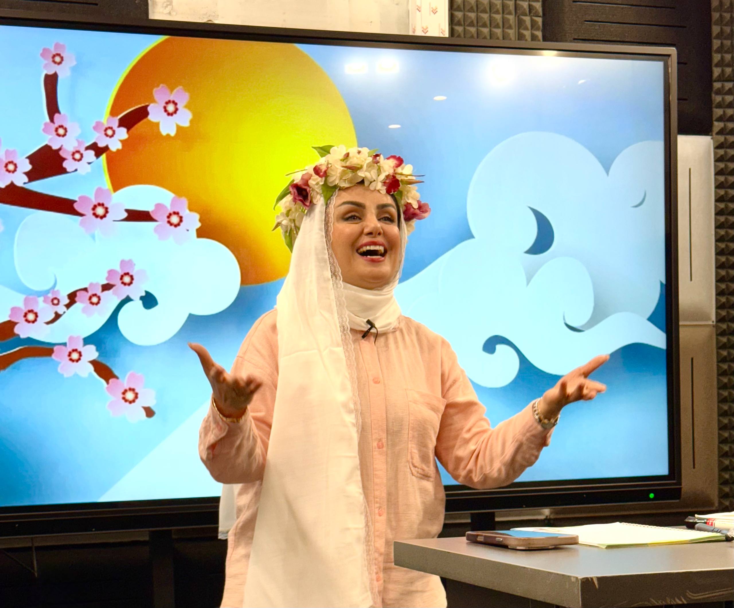 کلاس شاد و آموزشی با حضور دکتر سمیه رحمت