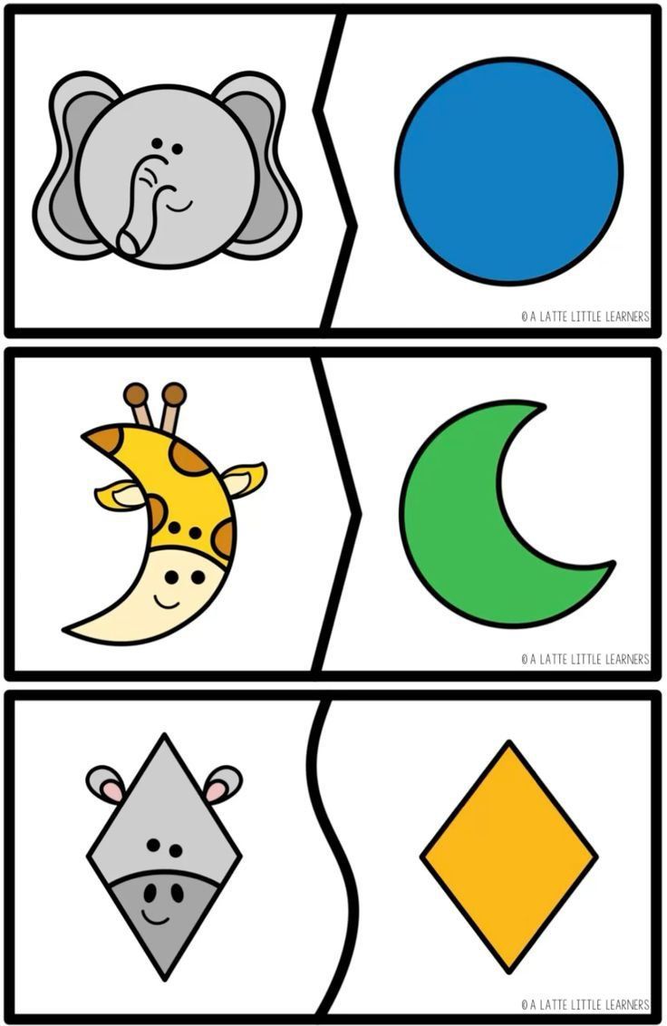 پازل اشکال هندسی ریاضی پیش دبستانی