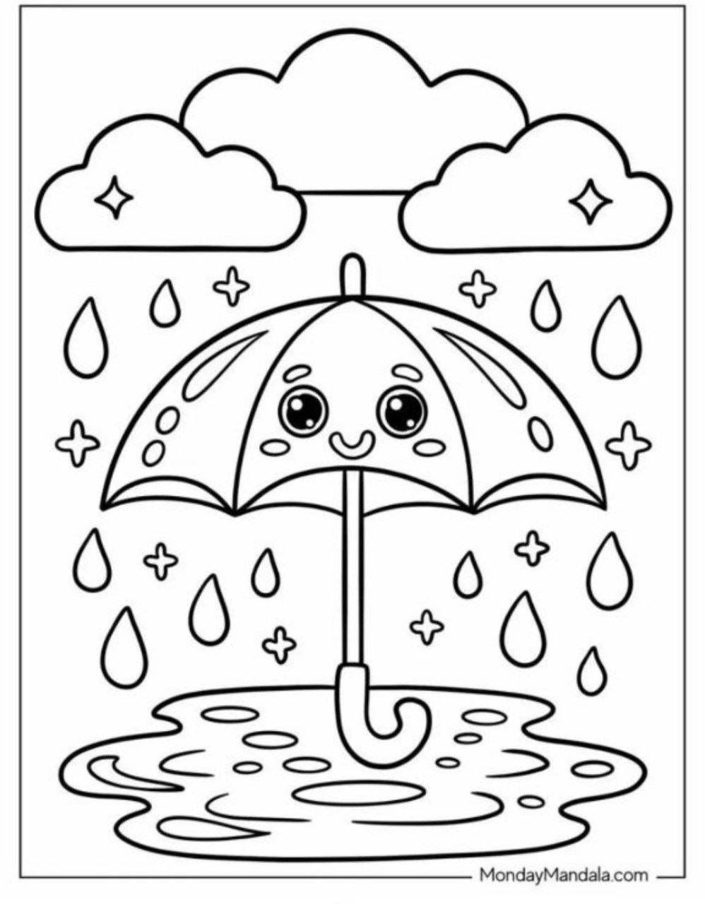 کاربرگ نقاشی آب وهوا پیش دبستان-۲