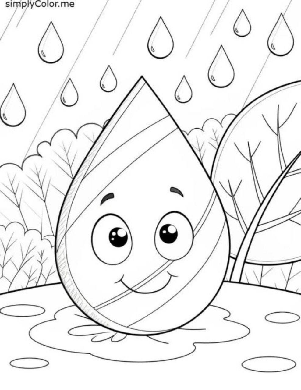 کاربرگ نقاشی آب وهوا پیش دبستان-۲