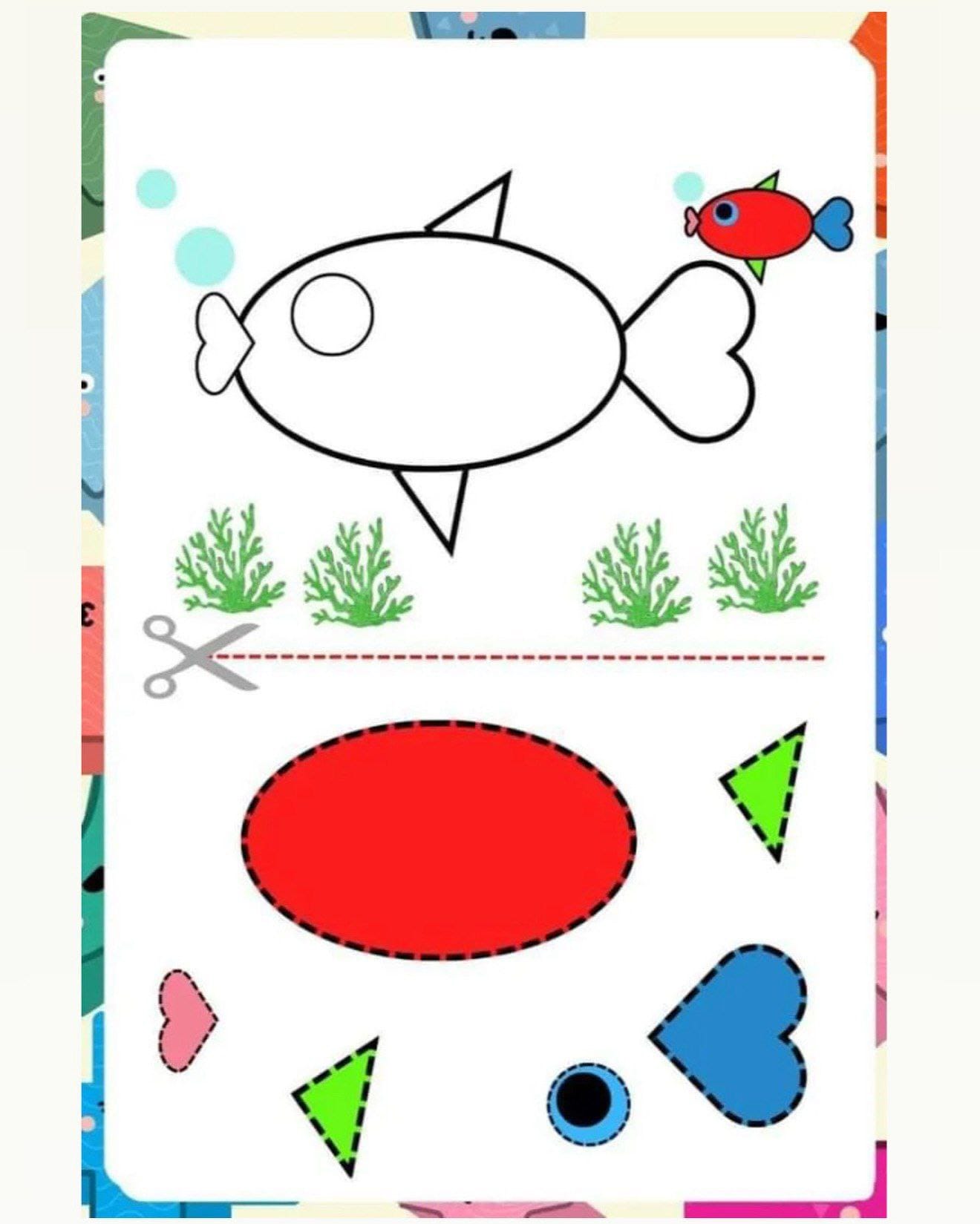 کاربرگ دستورزی کار با قیچی پیش دبستان