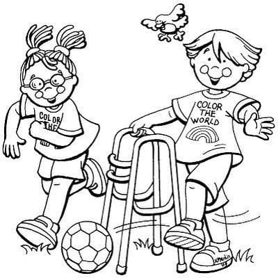 کاربرگ واحد کار روز جهانی معلولین پیش‌دبستان