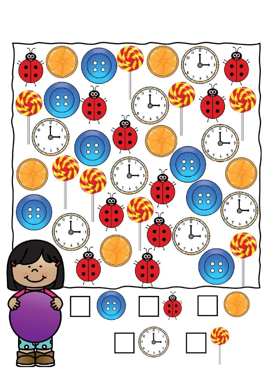 کاربرگ آمار و سرشماری ریاضی اول دبستان