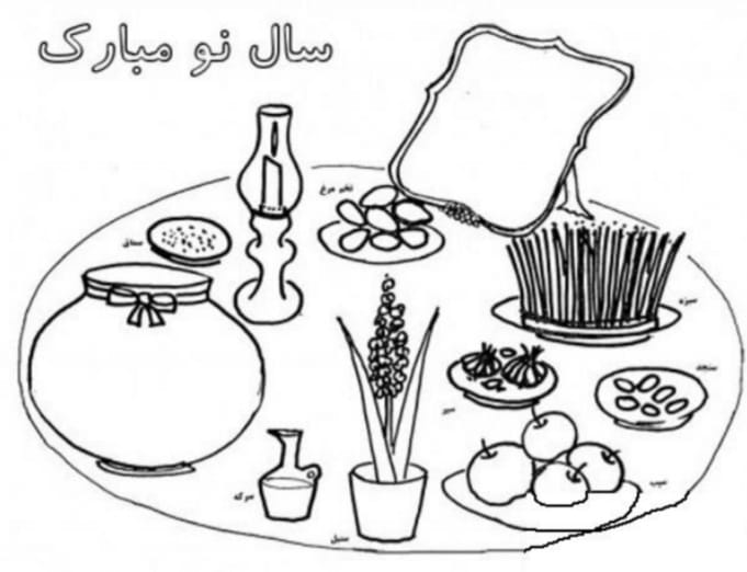 کاربرگ خلاق پیک نوروزی دوم دبستان